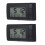 Ceas auto digital cu LED, negru, ABS, 2 buc. 5