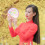 Round Foldable Hand Fan – Assorted Colours, 21 cm 2