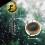 Solar Moon Wind Chime with Crackle Glass Ball 4