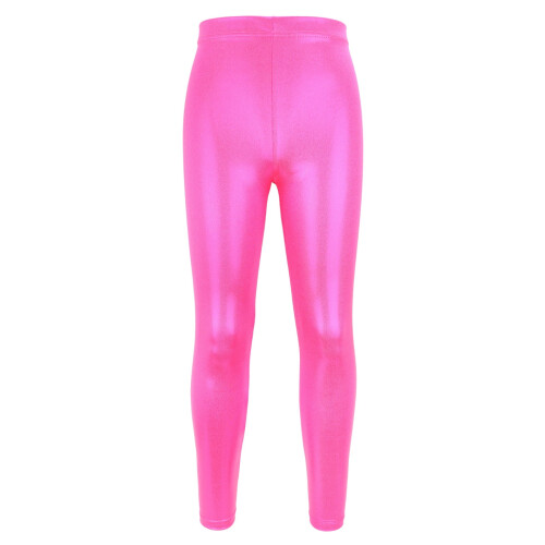 Polyester danseleggings til piger - ensfarvet, størrelse 110-160