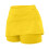 Women's Yellow Solid Mid-Waist Skort with Pockets 2