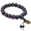 Trä Buddha Mala bönepärlor för män Tibet handled 2