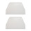 Raspador de bolo de plástico branco 19x12,5cm (pacote com 2) 1