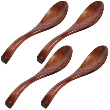 4-teiliges Küchenlöffel-Set aus Holz