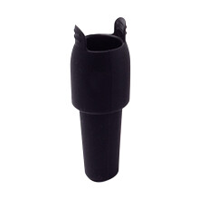 Tapón de vidrio para vino Poaug, tapón de silicona para champán, negro
