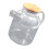 Chaleira de vidro resistente ao calor de 1,6L 1