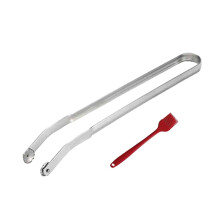 Szczypce do kiełbas BBQ ze stali nierdzewnej 38 cm