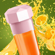 Extracteur de jus électrique portable USB – 400 ml, 8 lames, qualité alimentaire