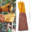 Gartenhandschuhe aus Rindsleder mit Ellbogenbündchen 3