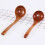 Suppenkelle aus Holz mit langem Griff 4