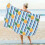 Serviette de plage en microfibre 74 x 150 cm Séchage rapide & 2