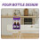 Panier porte-bières pliable violet – 12 bouteilles 4