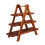 Portable Wooden Wine Table with Foldable Snack Tray 1