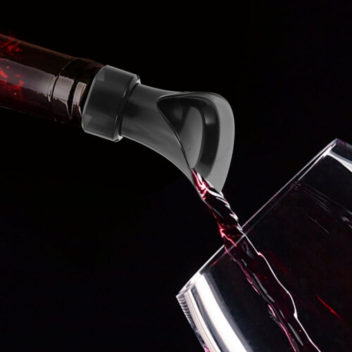 Set de 2 dopuri pentru vin – ABS și silicon 1