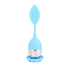 Silicone & Stainless Steel Tea Strainer Holder (15.5 cm)