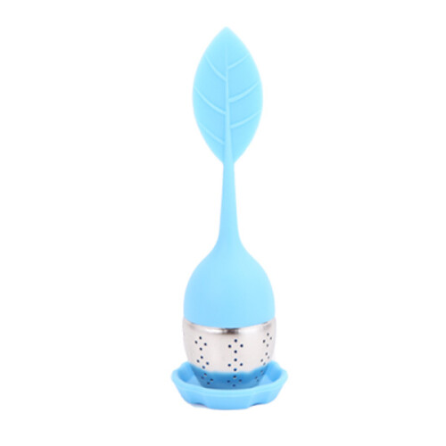 Silicone & Stainless Steel Tea Strainer Holder (15.5 cm)