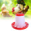 Chick Feeder Hanging Plastic Gravity-Fed Poultry Food Bucket 4