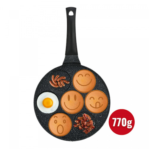 Herzberg 26cm Ταψί για κρέπες με smiley emoji 2