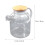 Chaleira de vidro resistente ao calor de 1,6L 5