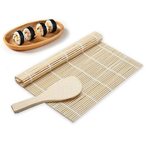 Sushi-Maker-Set mit Reismehlform und Bambusmatte 1