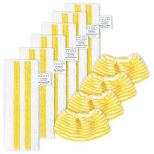 10PCS Microfibre Cloth Set for Steam Cleaner EasyFix SC 2 SC 3 SC 4 SC Floor Nozzles and Hand Nozzles