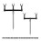 Portable Angling Rod Holder Double-2 prong floor plug b 4