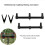 Portable Angling Rod Holder Double-2 prong floor plug b 7