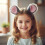 Whimsical Koala Hair Accessories For Dressing-white koala ears 7