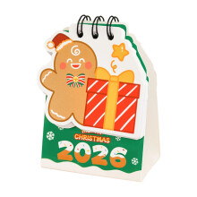Papier réutilisé par calendrier mensuel-Hommage au pain d'épices