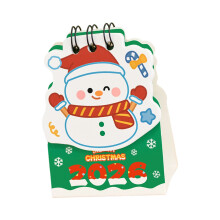 Maandplanner voor de bouw van kwaliteitspapier-Kerstsneeuwman