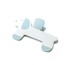 Draagbare boekenstandaard in puppyvorm Plastic textuur-Blauw