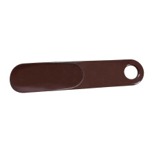 Draagbare Plastic Schoenlepel 15cm Lichtgewicht-bruin