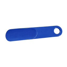 Ergonomische handgreep schoenlepel 15 cm plastic-Blauw