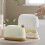 Soap Storage Solution Soap Holder with Drain Tray For-White 5