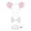 Leuke stoffen koala-haarclips voor-Witte koala threepi 1