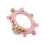 Safe ABS Plastic Hanging Bird Toy Rotating Windmill-light pink 1