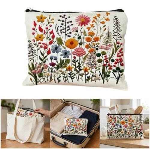 Stylish Makeup Organizers Bag Spacious Interior And-C 2