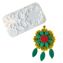 Sturdy Silicone Pendants Mould For Handmade Earrings And Gift