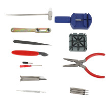 16-teiliges Uhrenreparatur-Werkzeugset, 18–50 mm Gehäuseöffner
