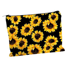 Fashionable Dense Linen Cosmetics Case Featuring Tear Proof-D