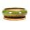 Ceramic Succulents Planter Bowl Round Shallow-Green hole1 1