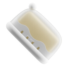 Soap Storage Solution Soap Holder with Drain Tray For-White