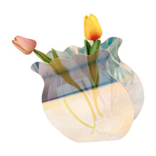 Clear Acrylic Vases Fish Tanks Elegant Modern-Colorful