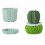 Cactus Shape Kitchen Cleaning Brush Ergonomic Handle-C 1