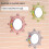 Safe ABS Plastic Hanging Bird Toy Rotating Windmill-light blue 6