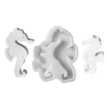 Seepferdchen-Figur, Silikonformen für Kerzen, Seife, Schokolade,