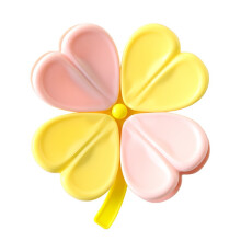 Clovers Refrigerator Magnets Fridge Magnets Bag Sealing-Yellow