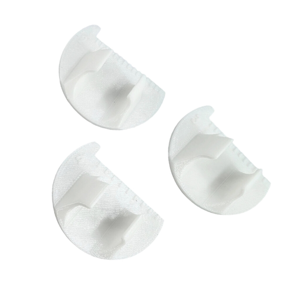 Clear Plastic Needle Gauge Ruler For Accurate Sewing-White 7704001155044