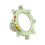 Durable ABS Parrots Chewing Toy Rotating Windmill-Light Green 1