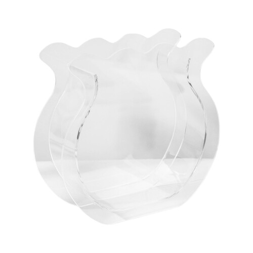 Modern Acrylic Fish Tanks Vases Clear Flower Container-Clear